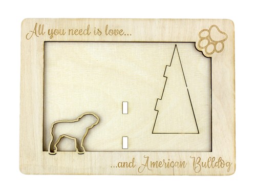 Bulldog americano cornice - , per