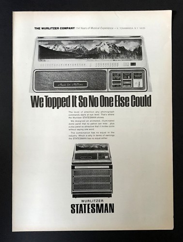 Wurlitzer statesman jukebox - wurlitzer,