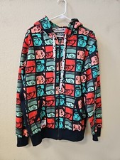 Vintage Y2k Truckfit Full Zip Hoodie Jacket Skater Grunge Men's Size Large 