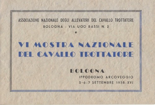 162 bologna 1938 ippodromo - bologna,