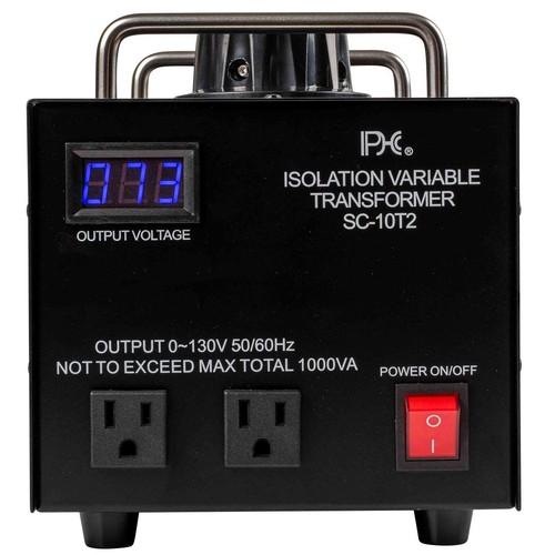 10a variac 130 vac - 10a, sc-10t-2