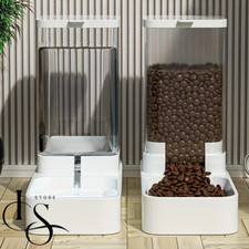 2 Pezzi Distributore Automatico Cibo e Acqua per Cane Gatto-Dispenser Ciotola 