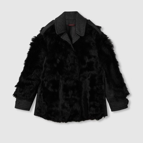 40it gucci black shearling - 40it,