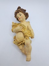 Angelo vintage statua in legno