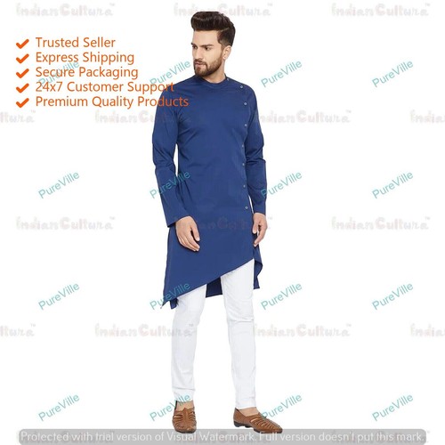 Camicia uomo kurta - uomo, tessuto