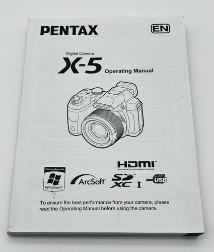 Pentax manuale uso - pentax, x-5