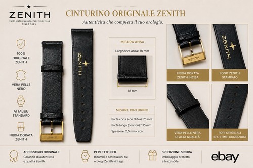 Cinturino originale zenith - cinturino,