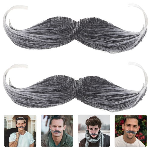 Pcs mustache set barba finta - barba,