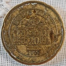 Moneta rara da 20 Centesimi Austria 2002