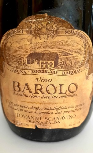 Barolo 1964 giovanni scanavino - barolo,