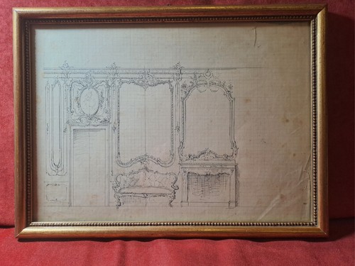 Disegno antico schizzo un - schizzo,