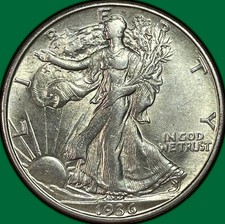 Moneta mezzo dollaro 1936-D