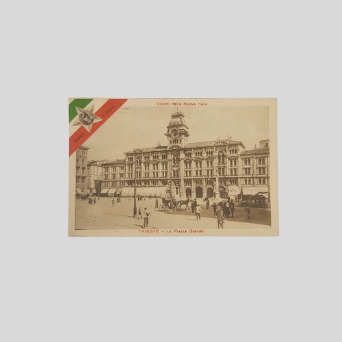 Cartolina epoca trieste - cartolina,