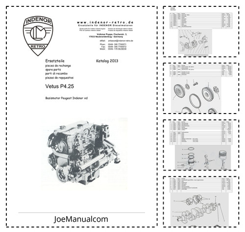 Catalogo ricambi motore diesel