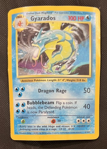 1999 pokemon gyarados 102 - 1999,