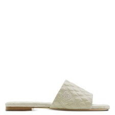 Sandali in pelle trapuntata