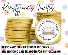 PERSONALISED CHOCOLATE COINS