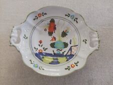 Piatto ceramiche di Faenza, decoro tradizionale Garofano - 33 cm diam