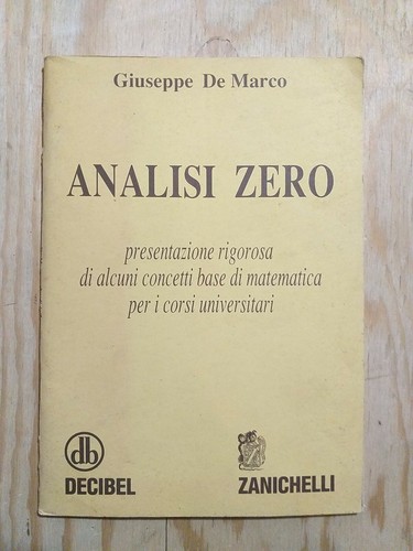 Giuseppe marco analisi - giuseppe, zero