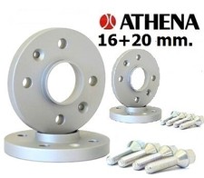 KIT 4 DISTANZIALI RUOTE ATHENA 16+20 MM. FIAT SEICENTO DAL 1998 AL 2010