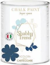 CHALK PAINT Pittura Shabby Chic Vintage Mobili Extra Opaca BLU NOTTE 