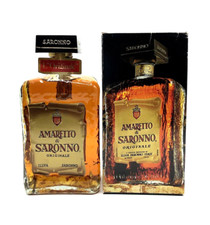Amaretto di Saronno l'Originale 1980's  Liquore Scatola Originale 70cl 28%