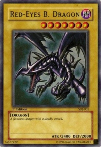 Red eyes dragon - red-eyes, b.