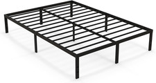Struttura Letto Matrimoniale, Telaio Letto in Metallo Con Supporto a Doghe, 9 Pi
