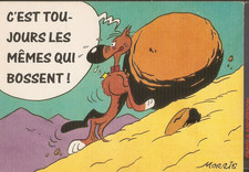 MORRIS carte postale BD