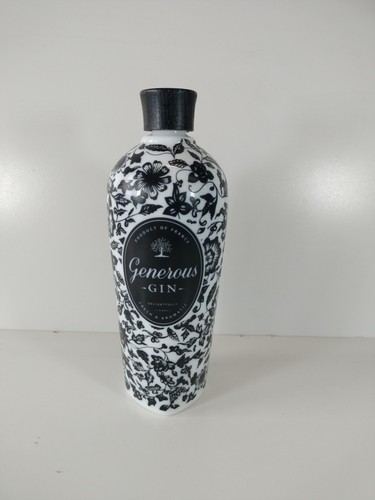 Bottiglia vuota generous gin - bottiglia,