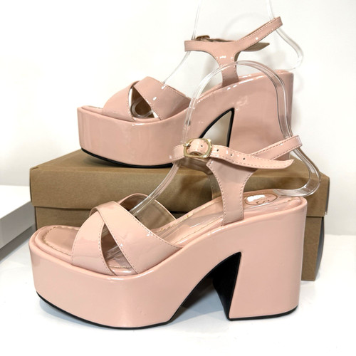 Mks sandali platform - sandali, rosa