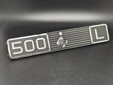 INNOCENTI MINI 500 L LOGO SIGLA EMBLEMA FREGIO STEMMA SCRITTA TARGHETTA BADGE