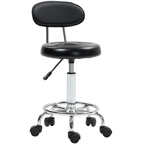 Homcom sgabello estetista - sgabello, da