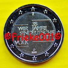 Germania - 2 euro 2025 comm.(35 anni di unità tedesca)