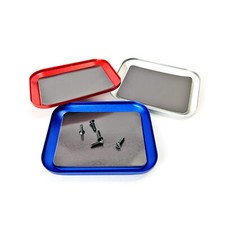 Vassoio Piattino Minuteria Magnetico Contenitore Viti da Banco Hobby RC Metallo