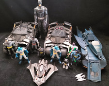 Batman Set Lotto 8 Personaggi Figure 4 Macchine Batmobile Astronavi con Rarità