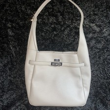Borsa a tracolla DKNY ONYA beige PEBBLE in pelle hobo NUOVA