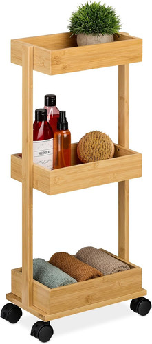 Mobile bagno con ripiani - 3,