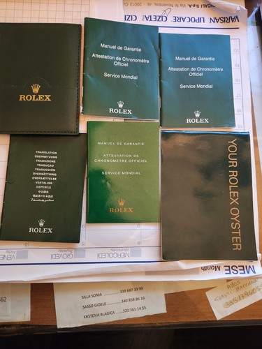 Rolex booklet italia - rolex,