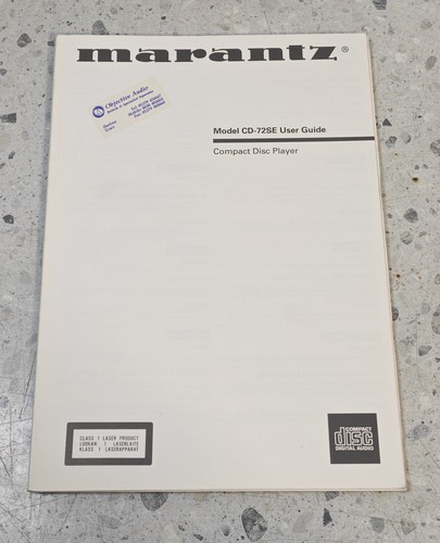 Marantz 72se lettore cd - cd-72se,