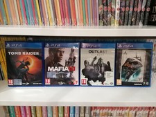 LOTTO 4 GIOCHI USATI PS4 TOMB RAIDER,BATMAN,MAFIA III,OUTLAST TRINITY