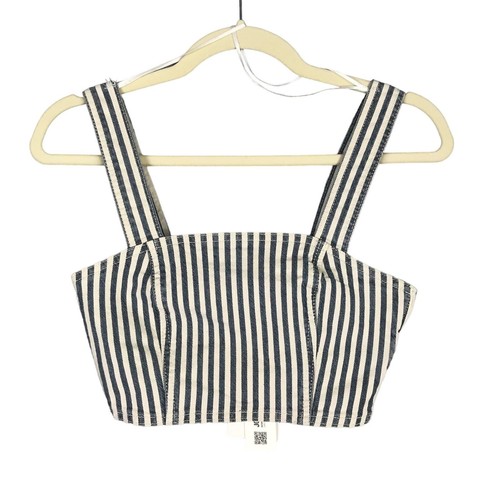 Zara crop top donna blu - zara,