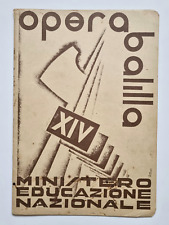 Pagella Fascista ONB Opera