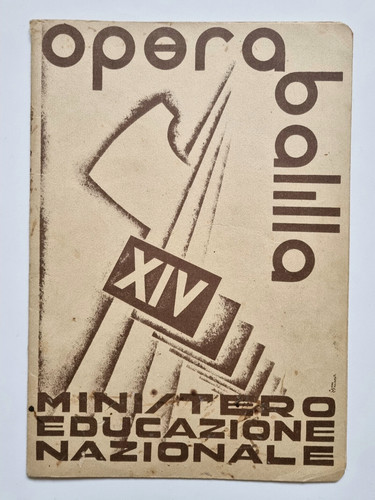 Pagella fascista onb opera - pagella,