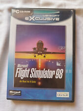 PC COMPUTER MICROSOFT FLIGHT SIMULATOR 98 AS REAL AS IT GETS EXCLUSIVE UBISOFT