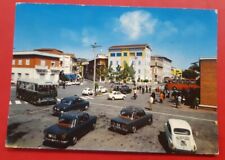 cartolina CHIUSI Stazione Piazza Dante Agip Autobus Taxi Fiat 500 Scuola Guida
