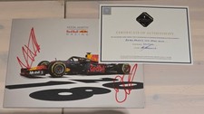 Genuine Hand Signed Red Bull Racing Toro Rosso 2018  Verstappen Gasly Ricciardo