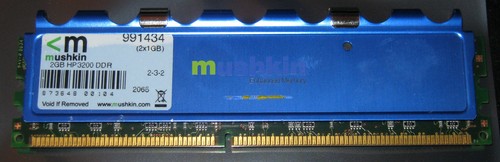 Ram ddr1 mushkin - gb,