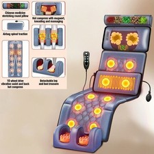 Materasso Massaggio Elettrico Cuscino Riscaldante Collo Schiena Piedi Sollievo Dolori Corpo Relax