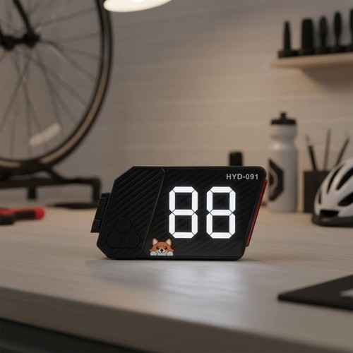 Targa luminosa bici display - targa,
